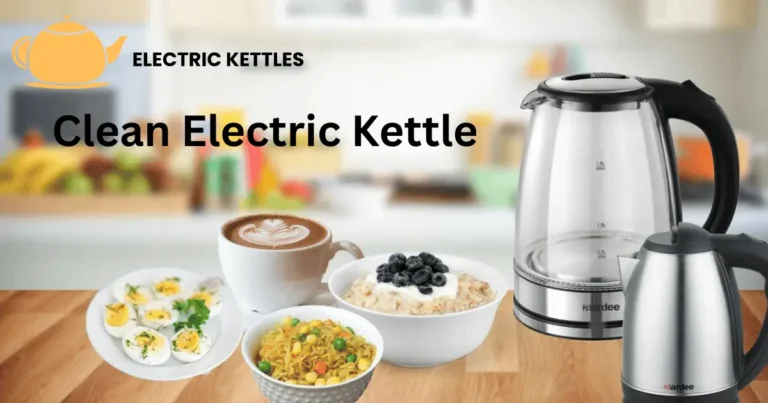 Clean electric kettle