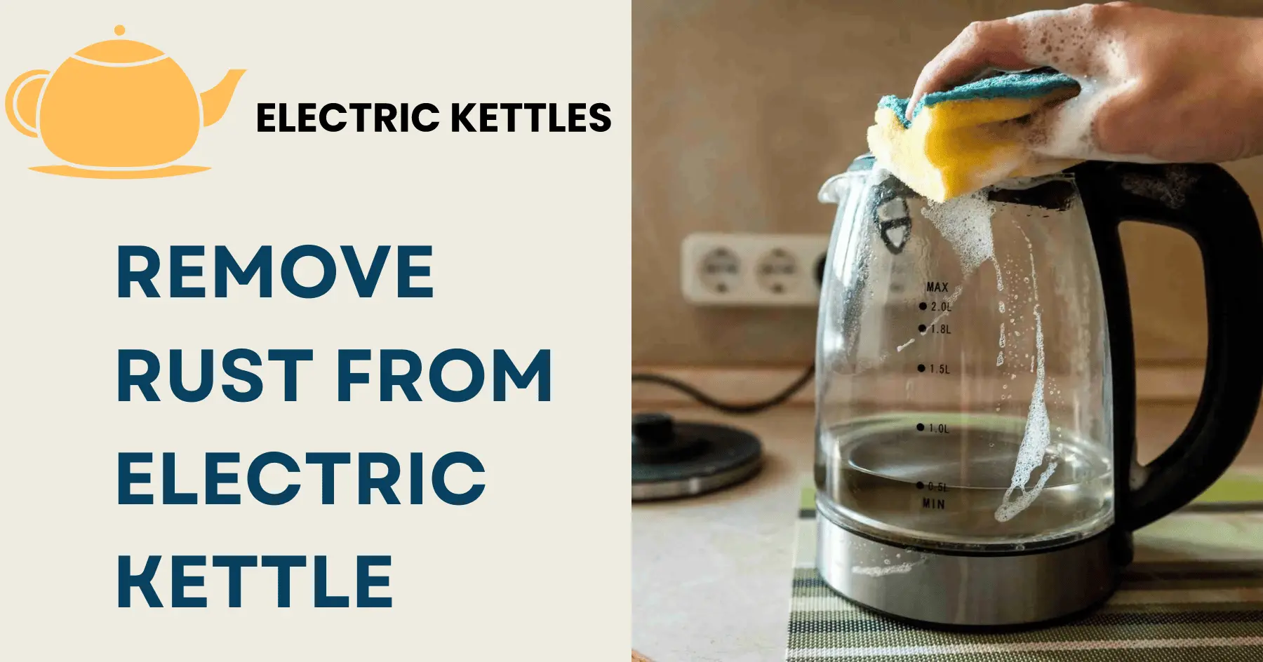 How to remove rust from electric kettle hotsell