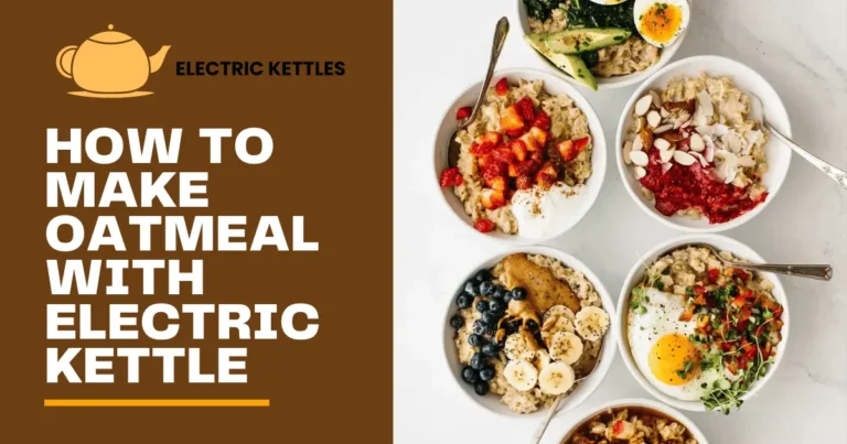 Step-by-step guide to making oatmeal using an electric kettle