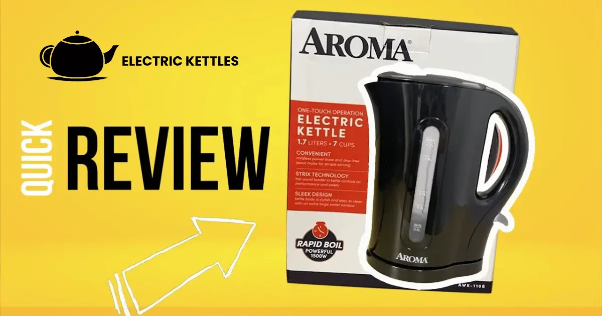 Quick review of aroma kettle