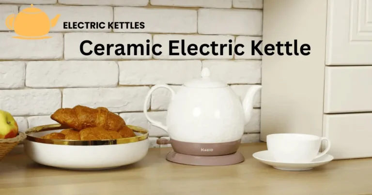 Best Ceramic Electric Kettle on kitchen shelve